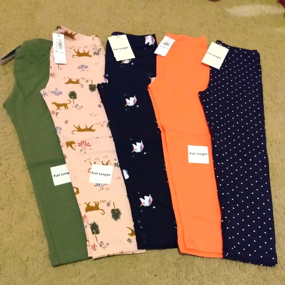 Old Navy Other - NWT old navy girls 4t full length leggings lot